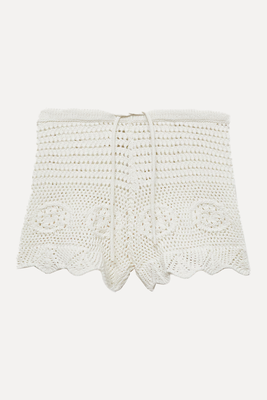 Crochet Knit Shorts  from Mango