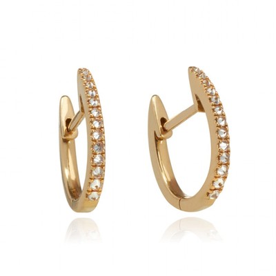 Diamond Fine Hoop Earrings from Annoushka