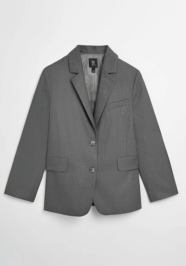 Grey Oversized Blazer from River Island