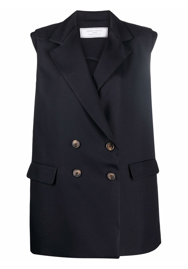 Double-Breasted Sleeveless Blazer from Société Anonyme