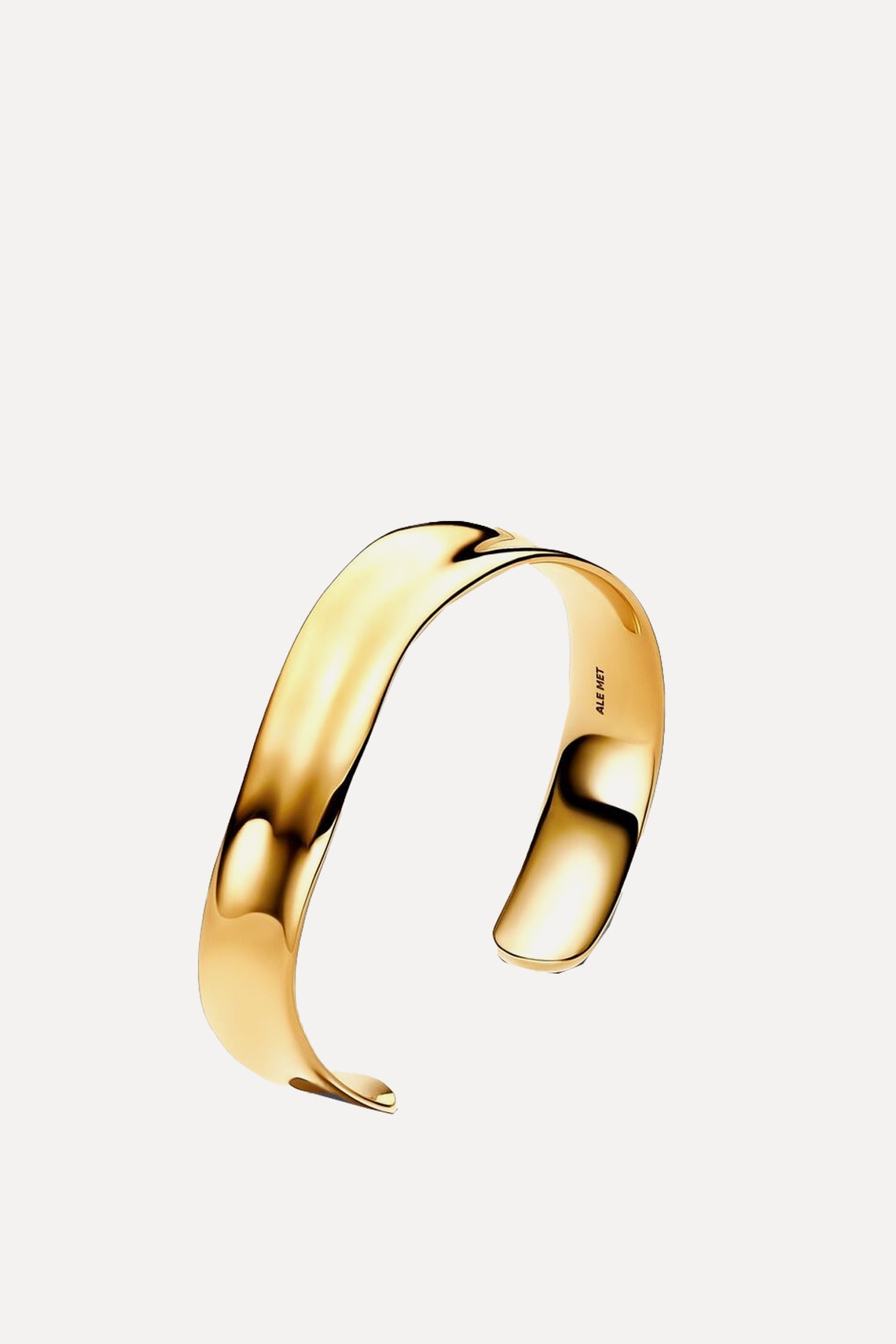 Organically Shaped Broad Open Bangle from Pandora