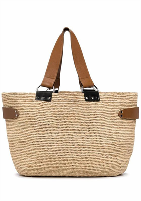Beige Cotton Tote from Isabel Marant