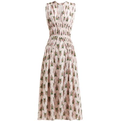 Floral-Print Midi Dress from Emilia Wickstead