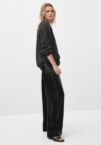 Velvet Trousers from Massimo Dutti