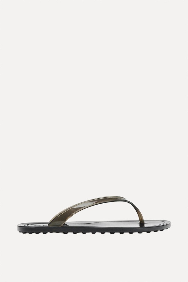 Jelly Toe Post Sandals from Zara