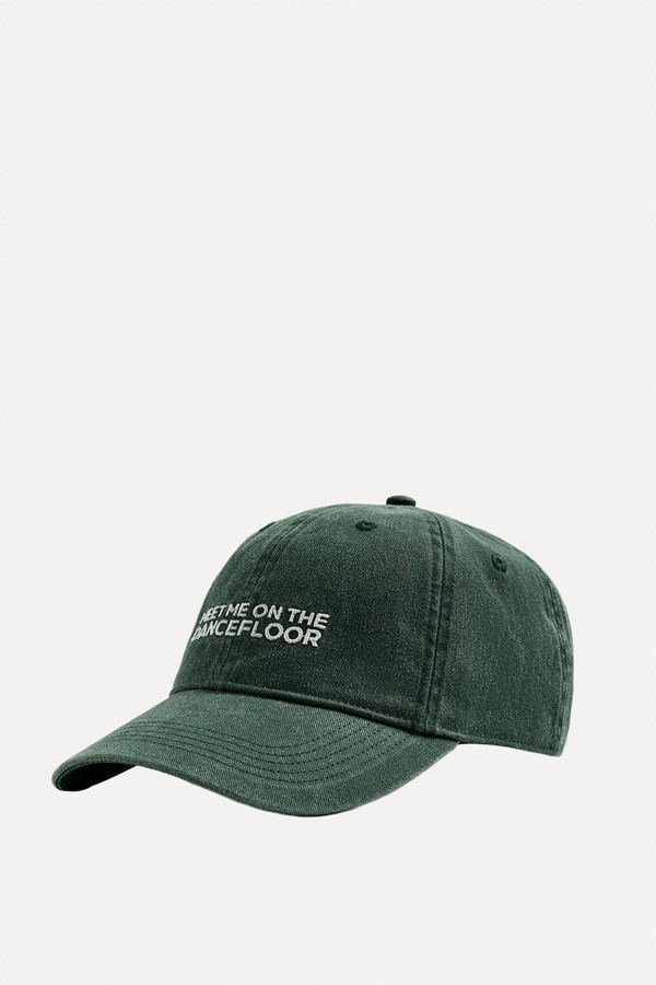 Washed Embroidery Cap from Zara