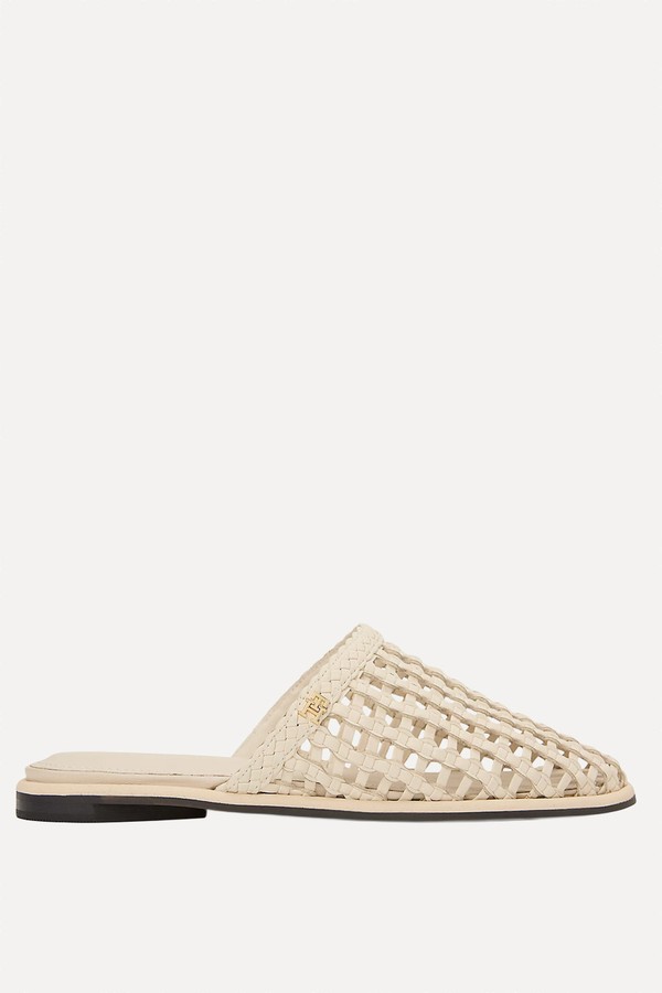 Woven Flat Mules