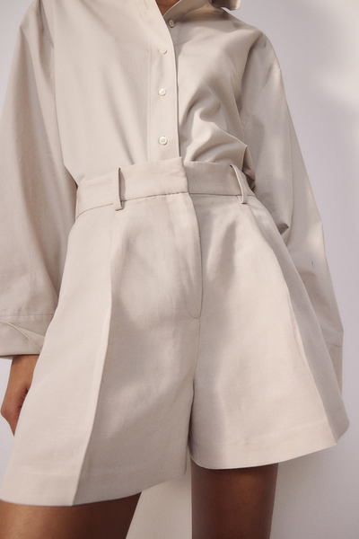 Linen-Blend Shorts from H&M