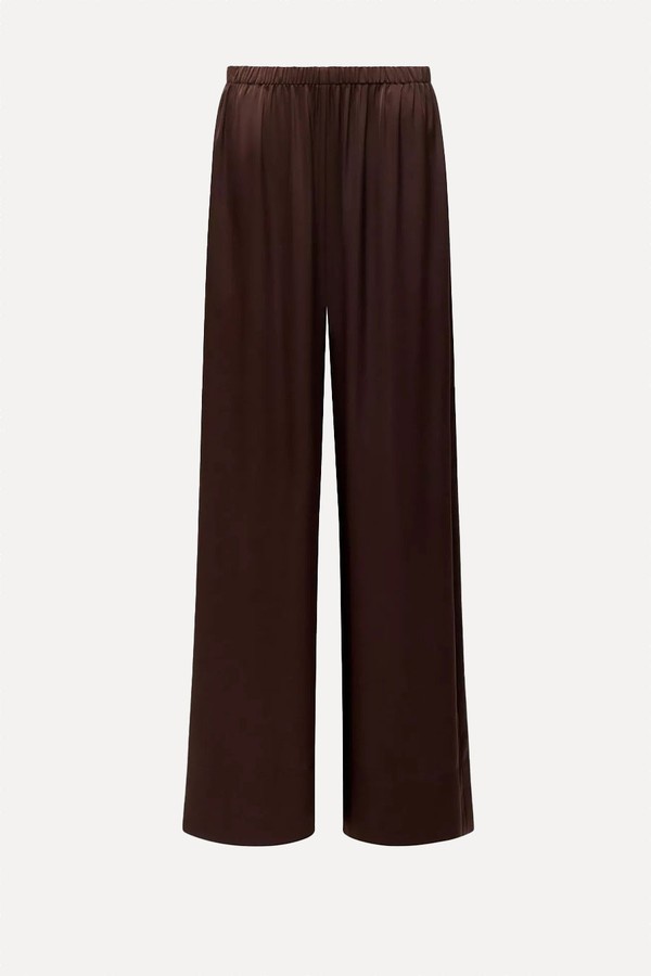 Bernadetta Satin Wide Leg Trousers from French Connection