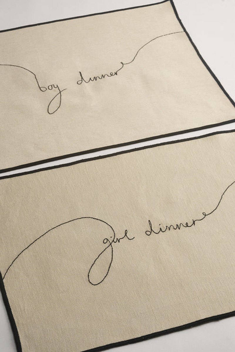 Girl & Boy Dinner Tablemats from La Jambu