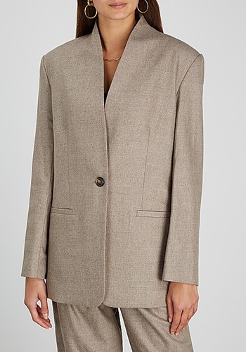 Folaca Wool-Blend Blazer from Loulou Studio