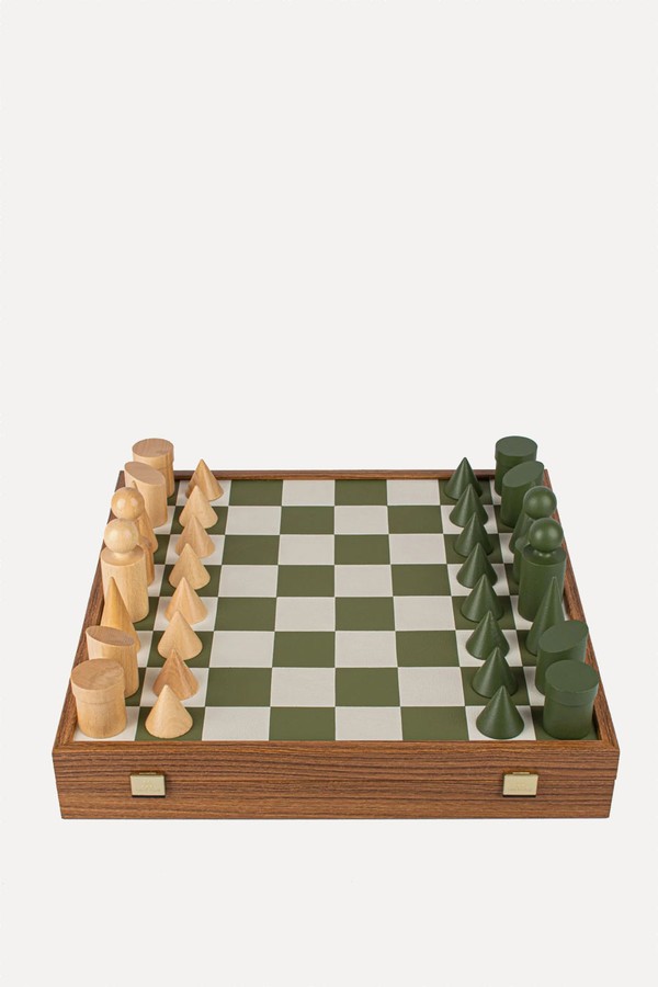 Bauhaus Wooden Chess Set from Manopoulos