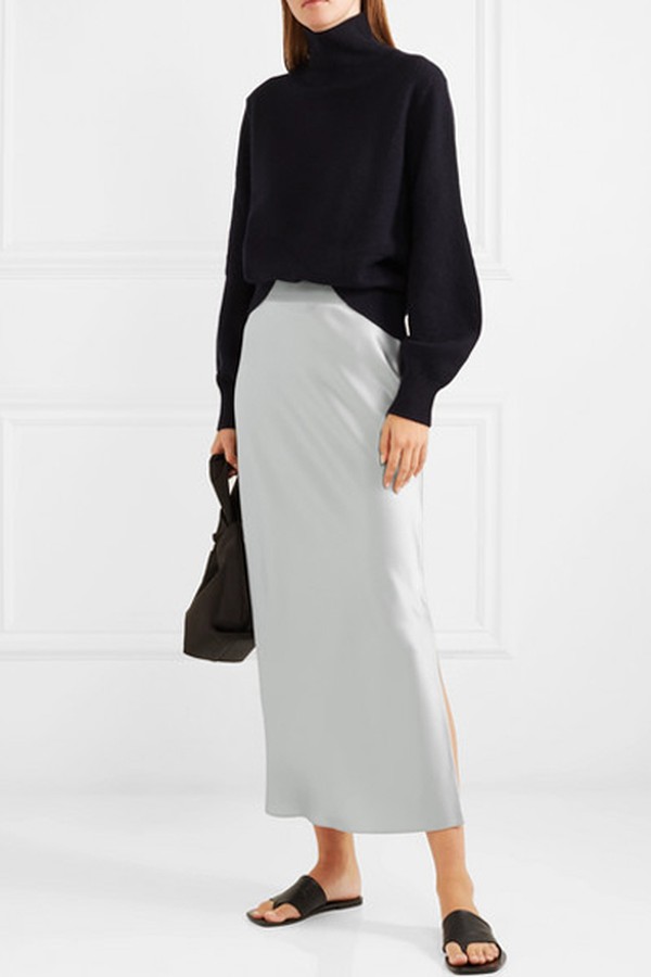 Satin Maxi Skirt from Theory