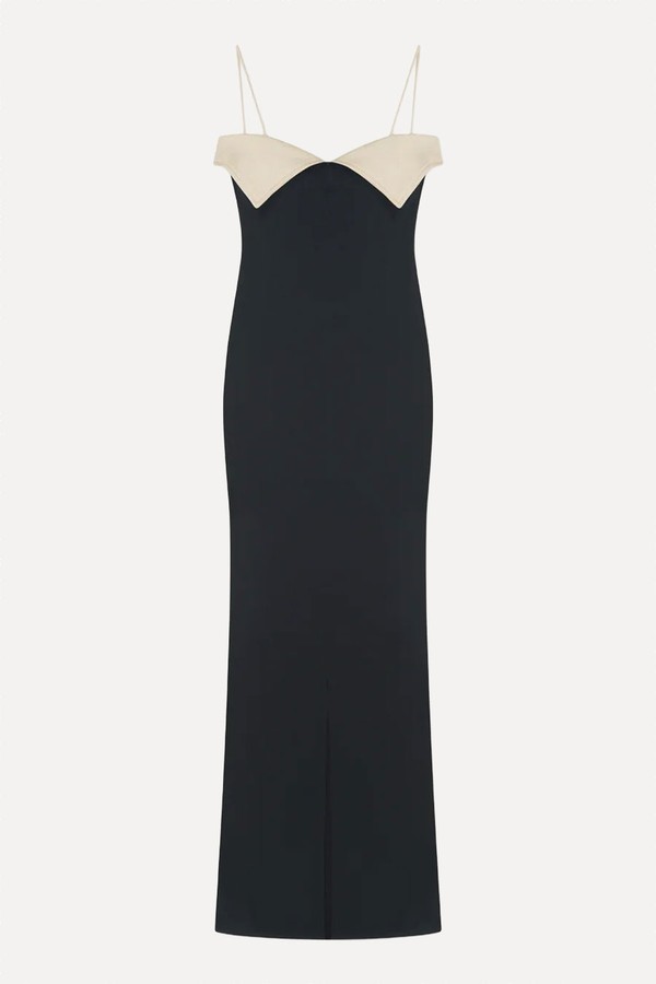 Nelma Crisp Satin Dress from Nanushka