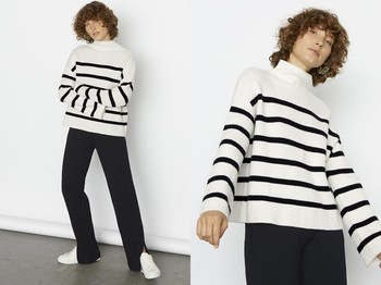 Breton Stripe Rib Jumper, £160