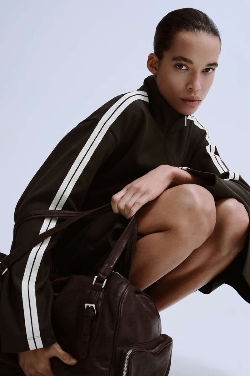 Contrast Striped Sweatshirt