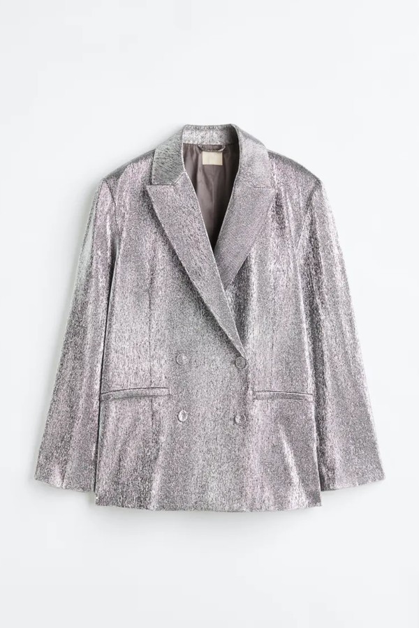 Oversized Glittery Blazer from H&M