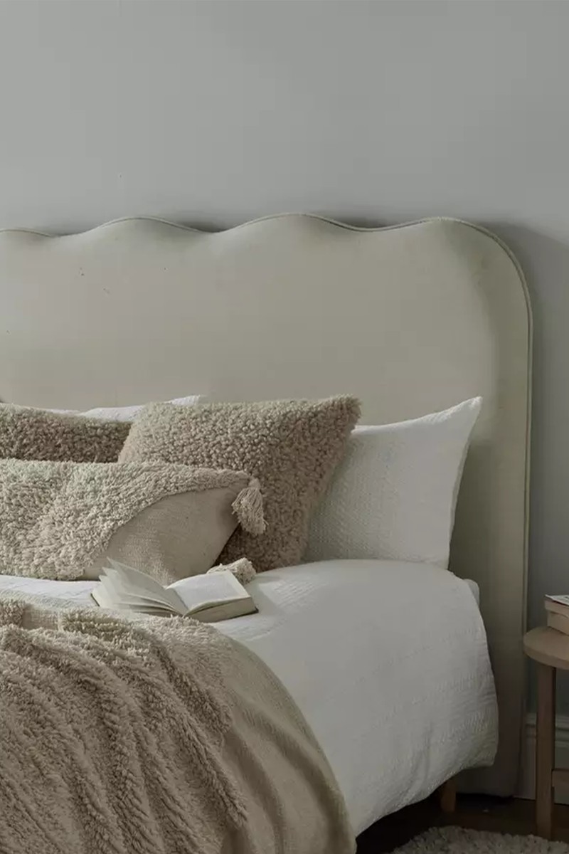 Onda Linen Headboard from Habitat