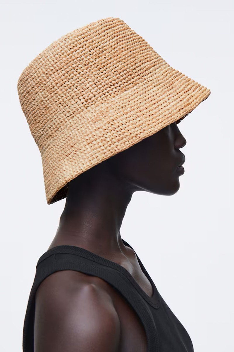 Straw Bucket Hat