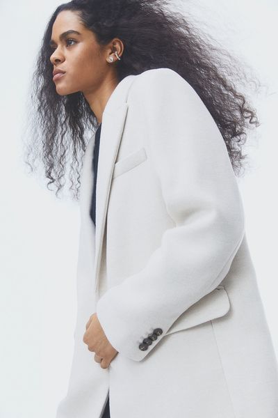 Single-Breasted Twill Blazer from H&M