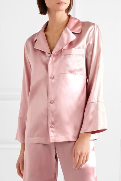 Linda Silk-Satin Shirt from Deitas