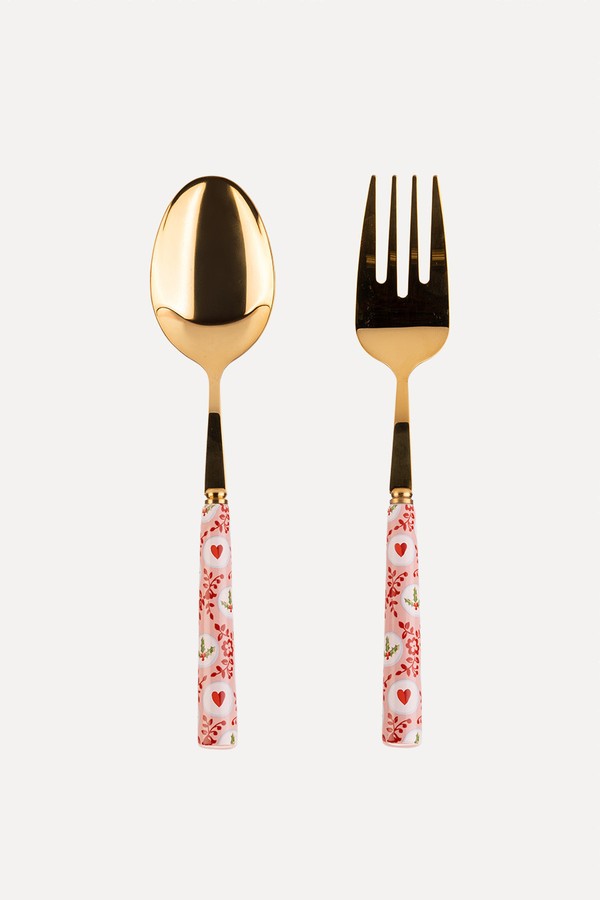 Holly Spots Serving Utensils