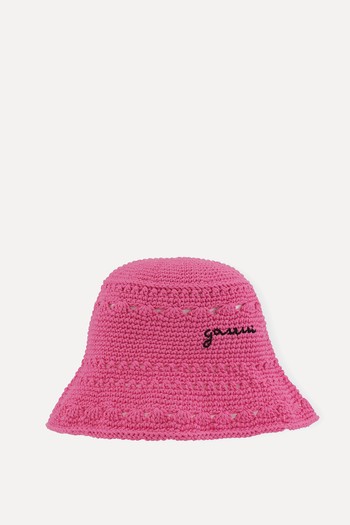 Crochet Bucket Hat from Ganni