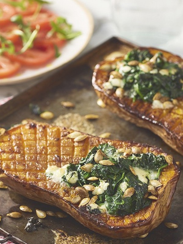 Camembert-Stuffed Squash