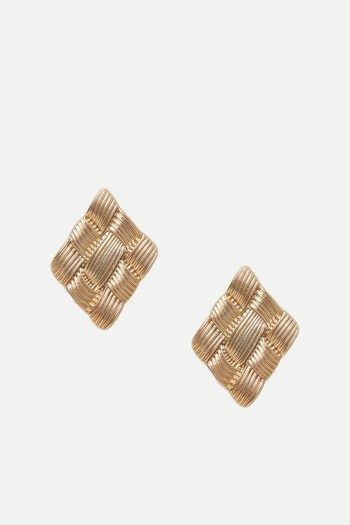 Diamond Shape Studs Earrings