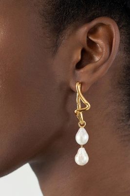 Molten Baroque Mismatch Earrings, £145 | Missoma