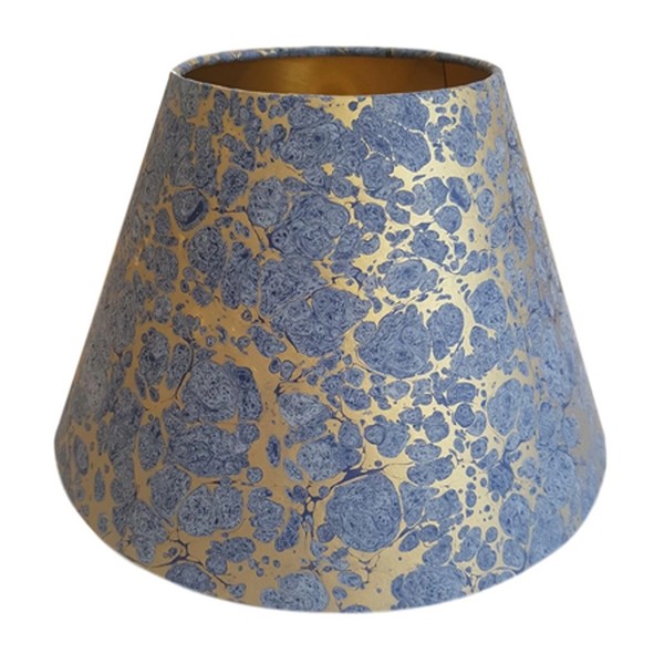 Marbled Paper Tapered Empire Lampshade from Munro & Kerr