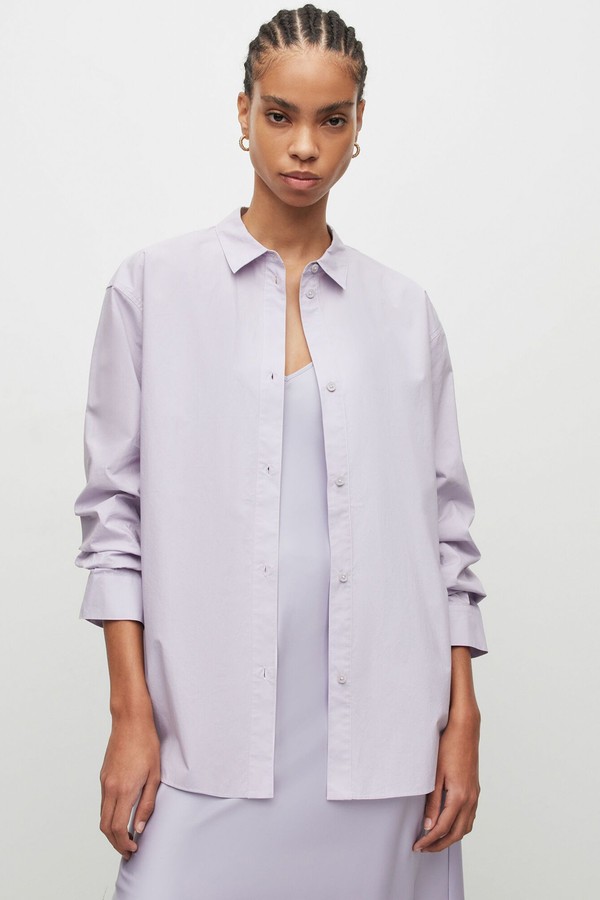 Sasha Oversized Split Hem Shirt  