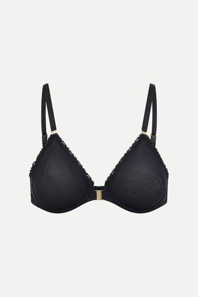 Sakura Front-Close Recycled-Lace Underwired Bra 