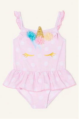 Baby Unicorn Soft Skirted Swimsuit from Next