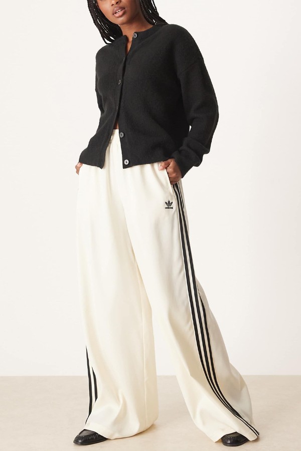  Wide Leg Satin Joggers from Adidas Originals