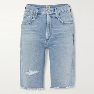 Libby Distressed Denim Shorts from Citizens Of Humanity