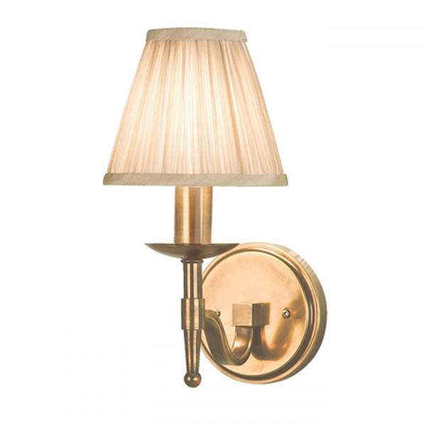 Stanford Aged Brass Wall Light from Bespoke Lights