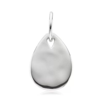 Ziggy Mini Petal Pendant Charm in Sterling Silver