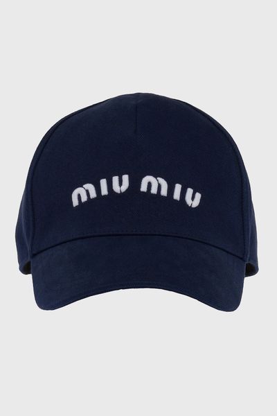 Drill Baseball Cap from Miu Miu