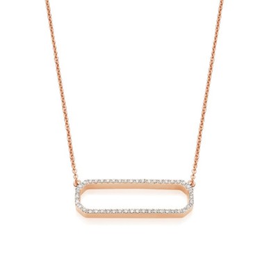 Naida Rectangle Open Necklace