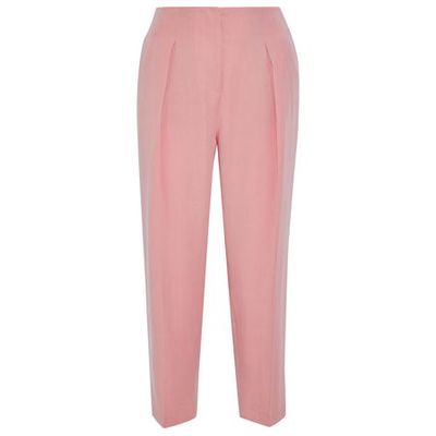 Eva Cropped Twill Sraight-Leg Pants from Iris & Ink