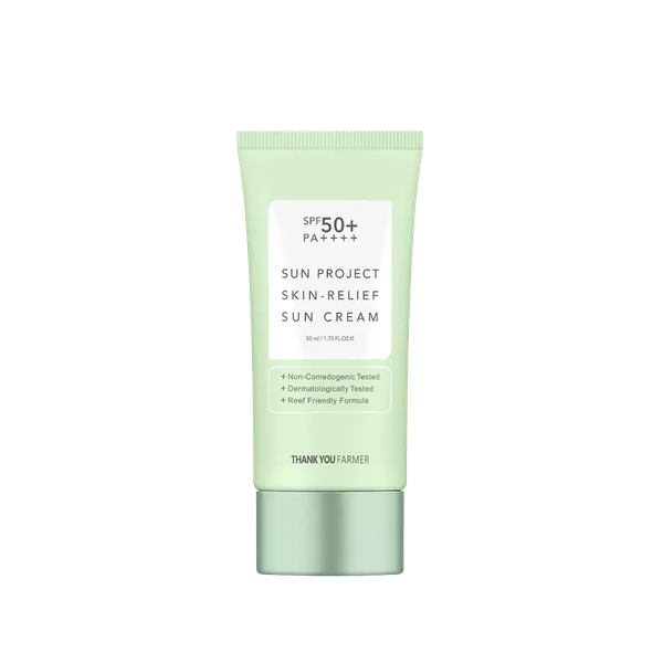 Sun Project Skin Relief Sun Cream SPF50+ from THANK YOU FARMER