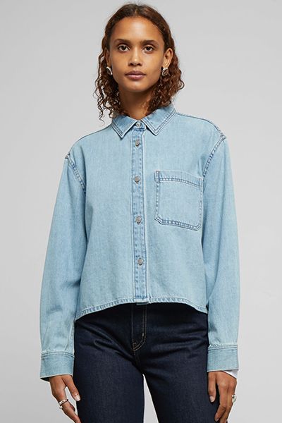 Tap Denim Shirt from Weekday