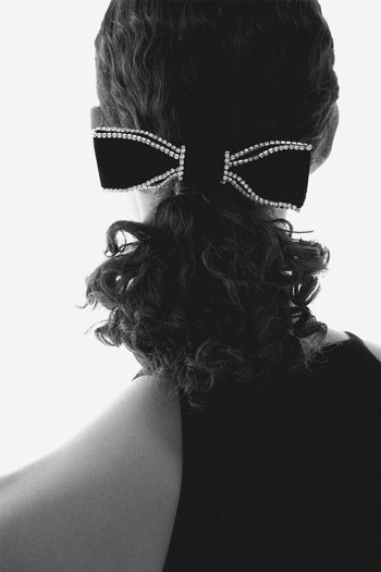 Rhinestone-Embellished Bow Hair Clip from H&M