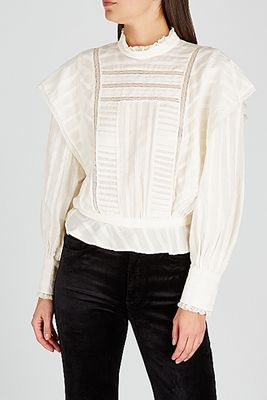 Perla Ivory Cotton Top from Isabel Marant  Étoile
