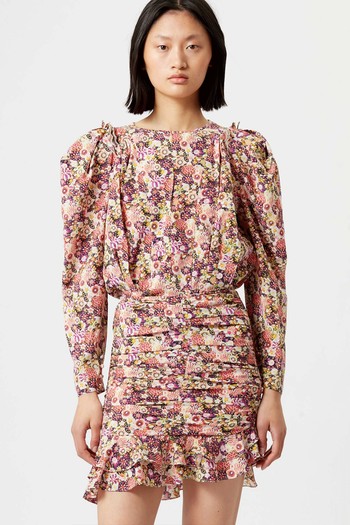 Zarga Silk Floral Top from Isabel Marant