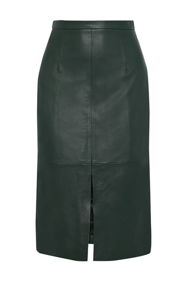 Malena Leather Pencil Skirt