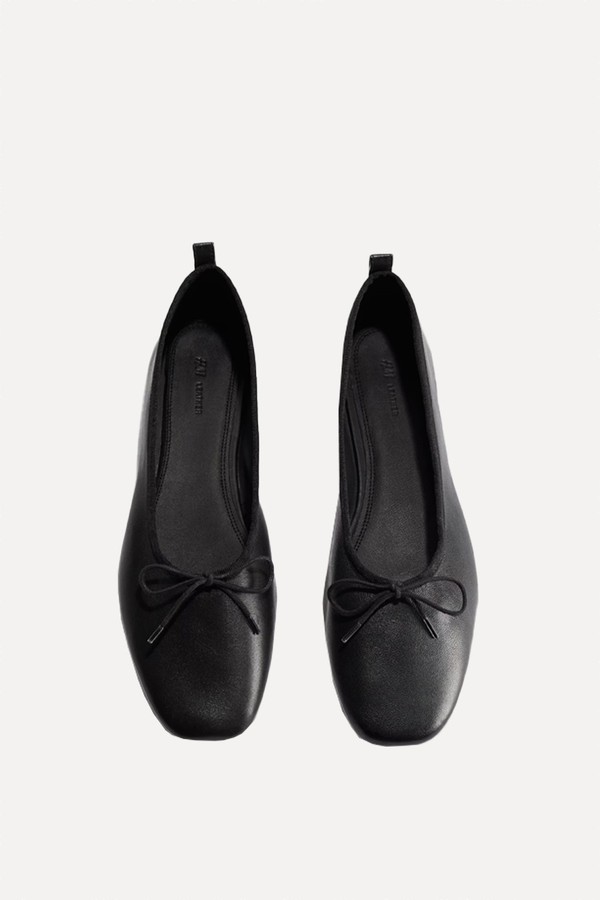 Leather Ballet Pumps from H&M