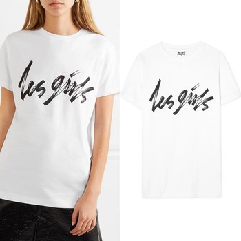 Printed Cotton Jersey T-Shirt from Les Girls Les Boys