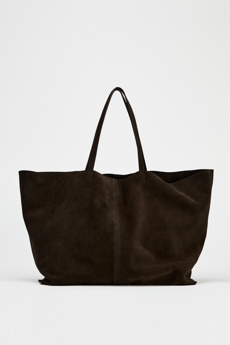 Suede Maxi Shopper